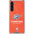 2025 NBA Champions Oklahoma City Thunder Galaxy S24 FE Clear Case